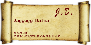 Jagyugy Dalma névjegykártya
